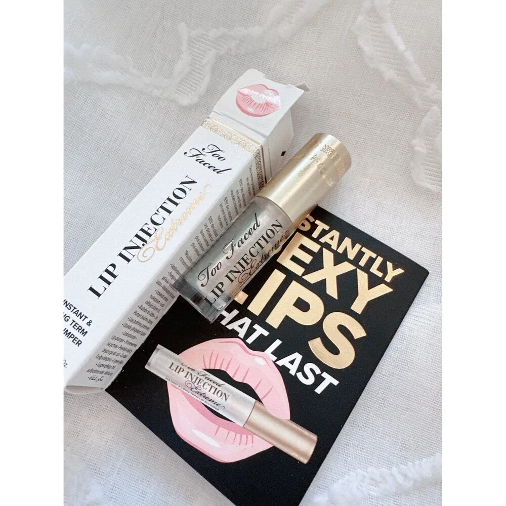 NIB Too Faced Lip Injection Extreme Lip Plumper Travel Size .05 oz 1.5 g